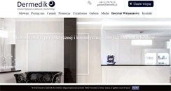 Desktop Screenshot of dermedik.pl